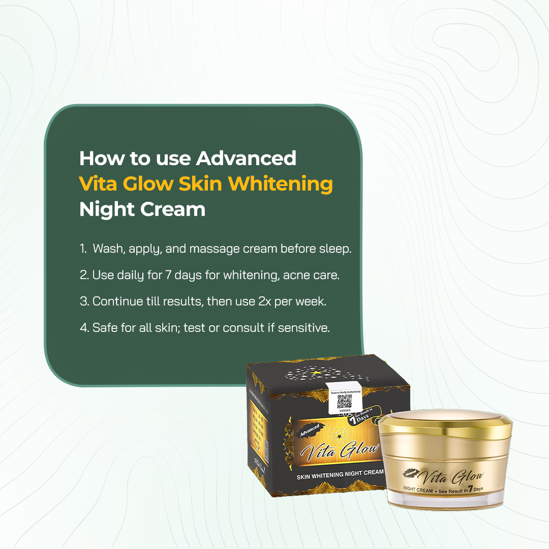 Advanced Vita Glow Skin Whitening Night Cream
