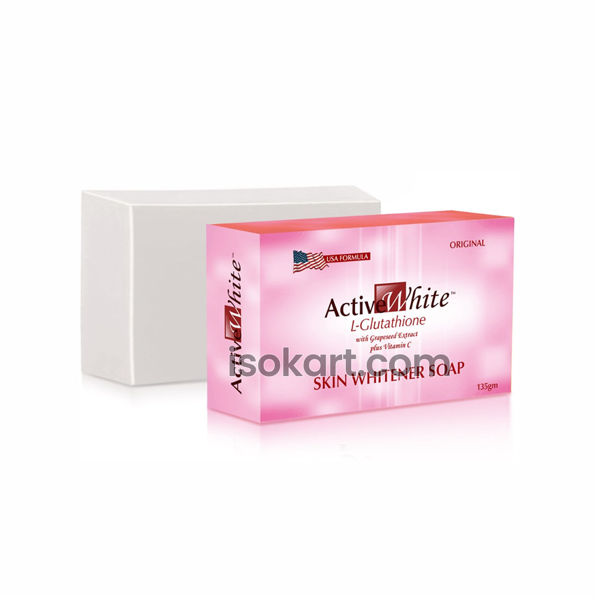 Active White L Glutathione Skin Whitening Soap
