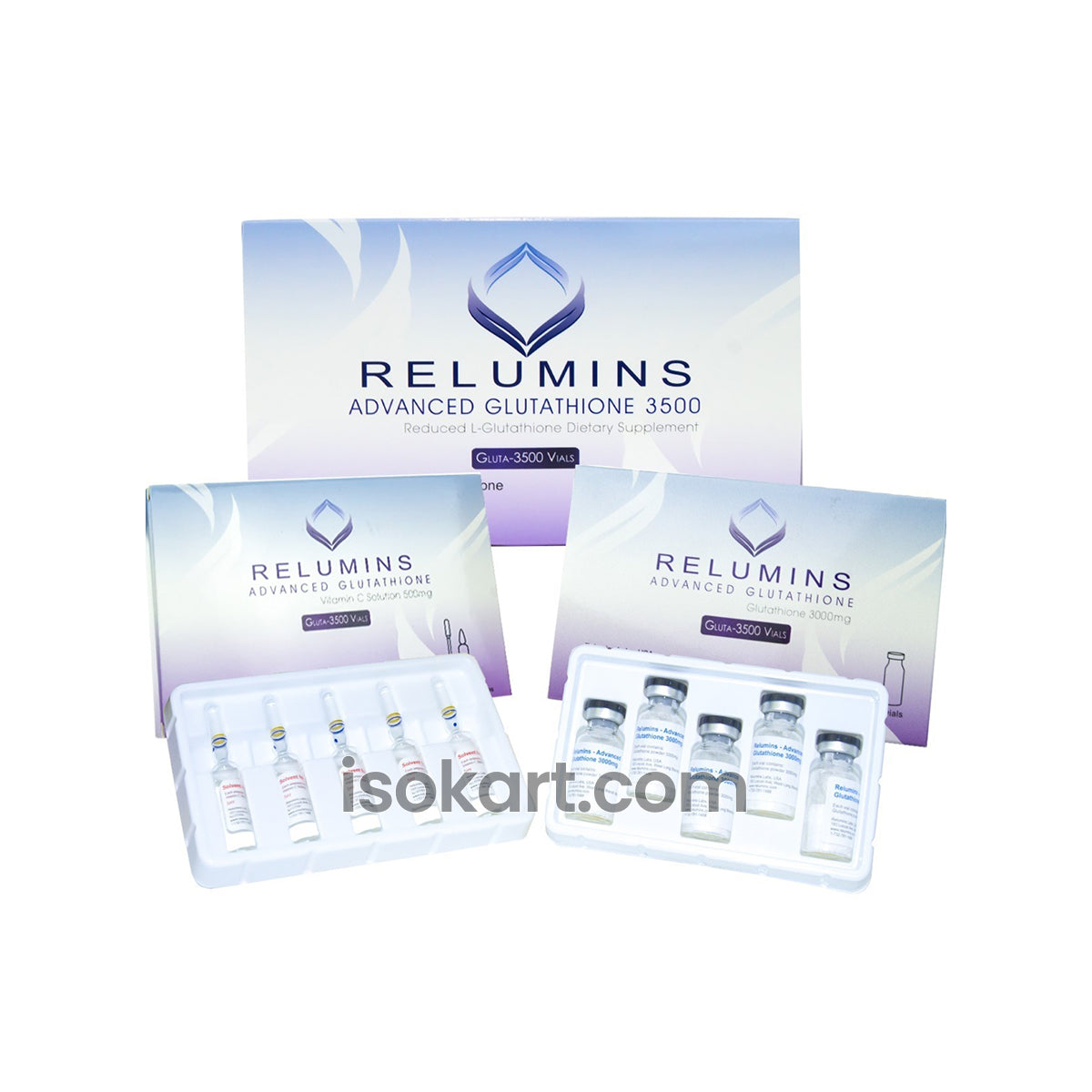 Authentic Relumins 3500mg Glutathione Injections