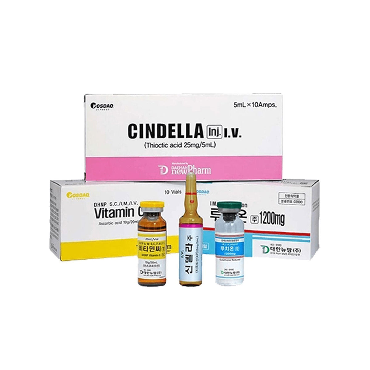 Cindella 1200mg Glutathione Injection With KFDA Seal