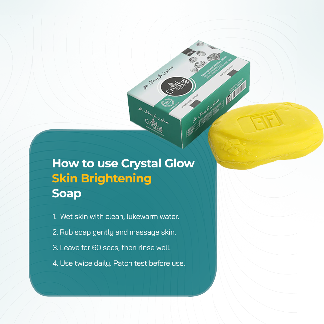 Crystal Glow Skin Brightening Soap 135gm