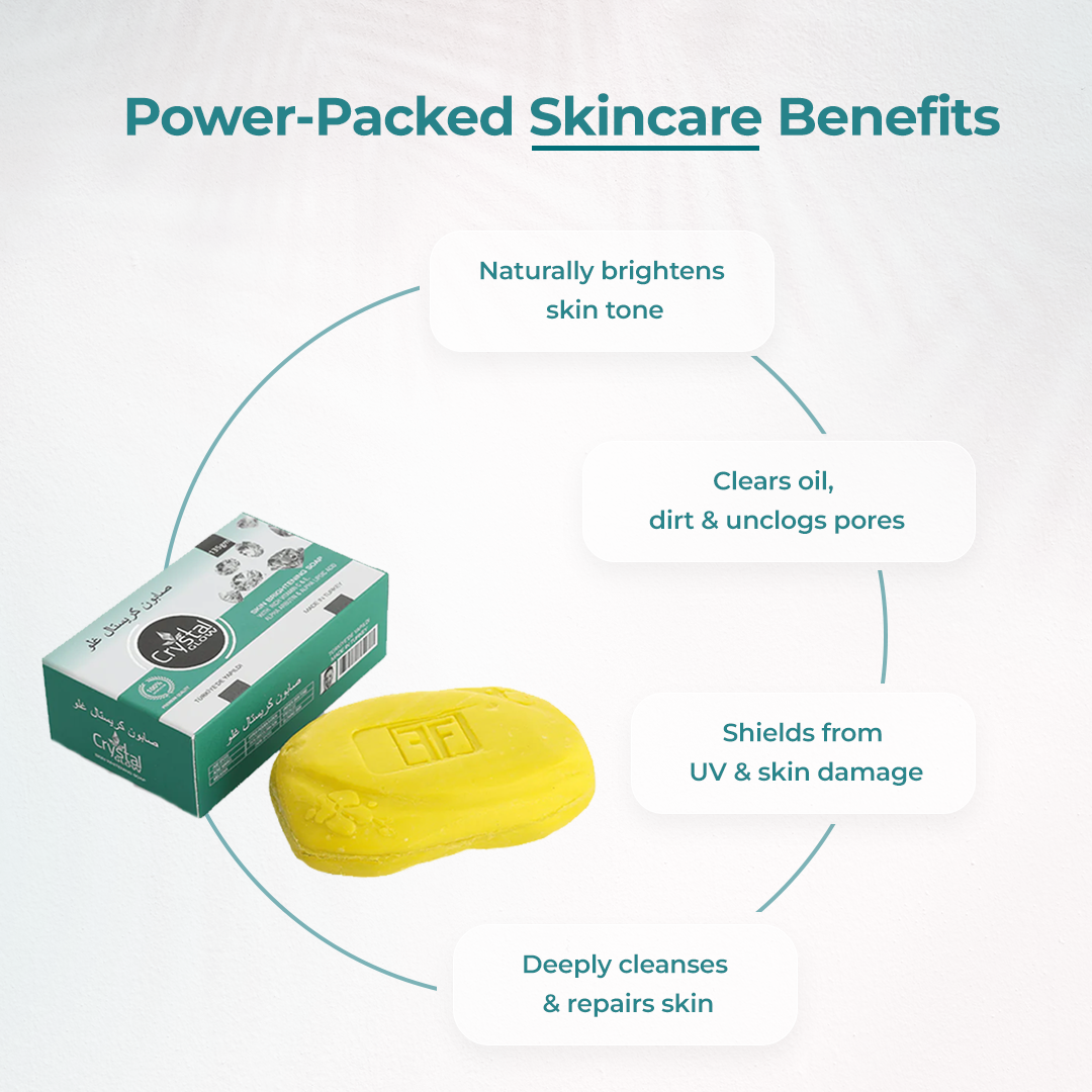 Crystal Glow Skin Brightening Soap 135gm