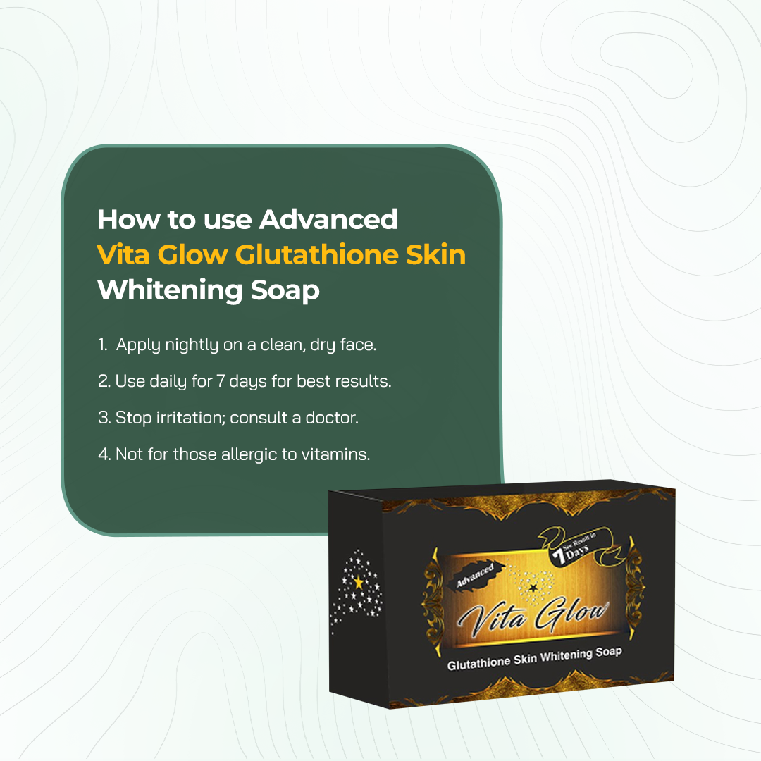 Advanced Vita Glow Glutathione Skin Whitening Soap