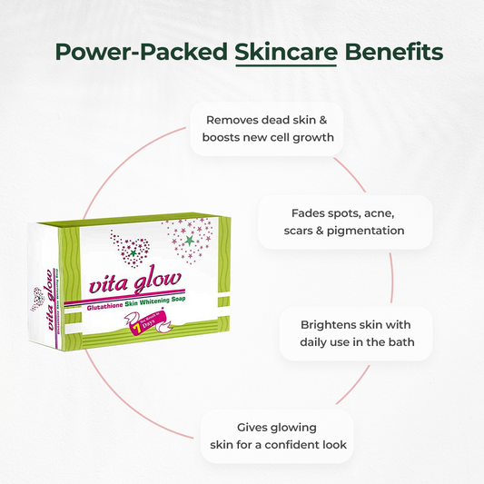 Vita Glow Glutathione Skin Whitening Soap