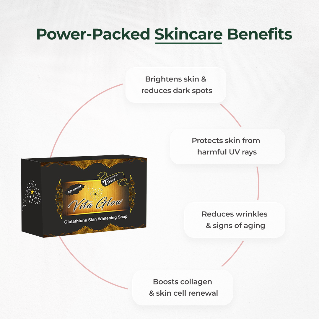 Advanced Vita Glow Glutathione Skin Whitening Soap