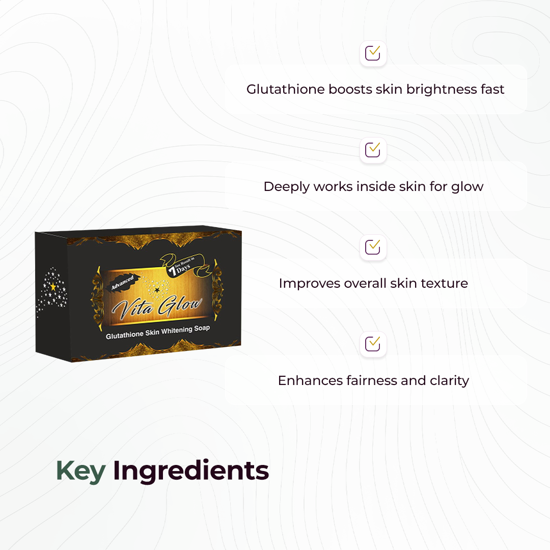 Advanced Vita Glow Glutathione Skin Whitening Soap