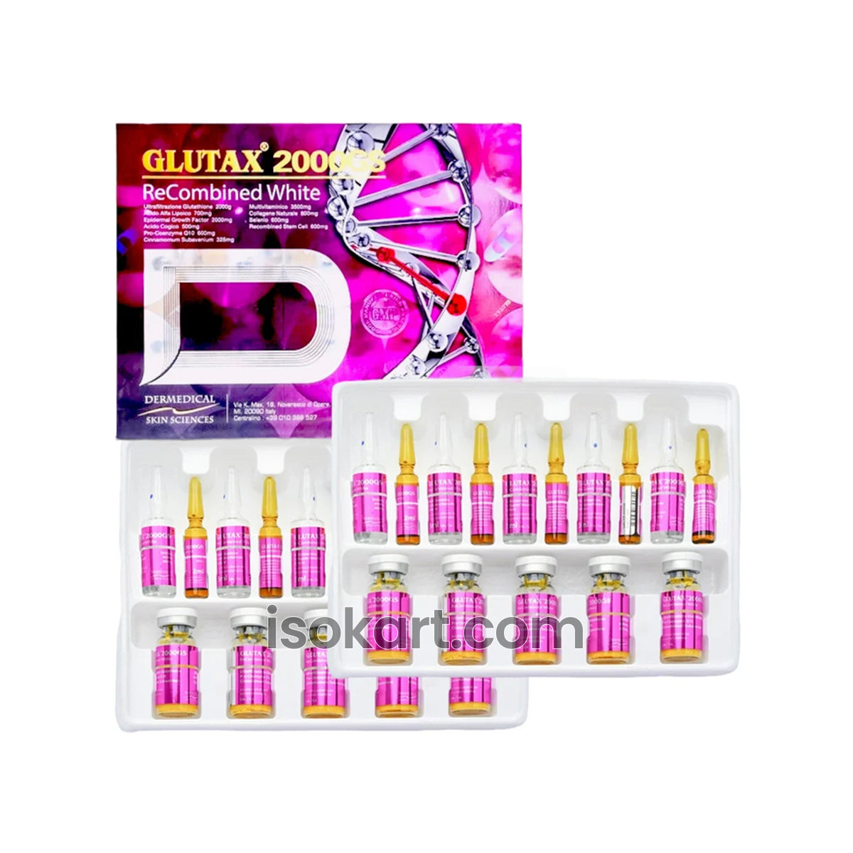 Glutax 2000gs ReCombined White Injections