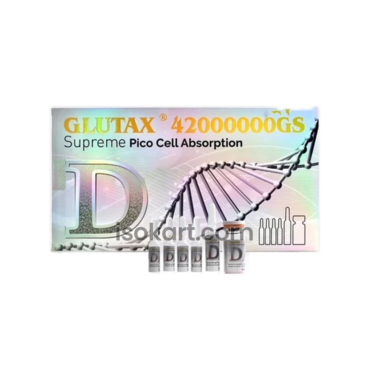 Glutax 42000000gs Supreme Pico Cell Glutathione injection