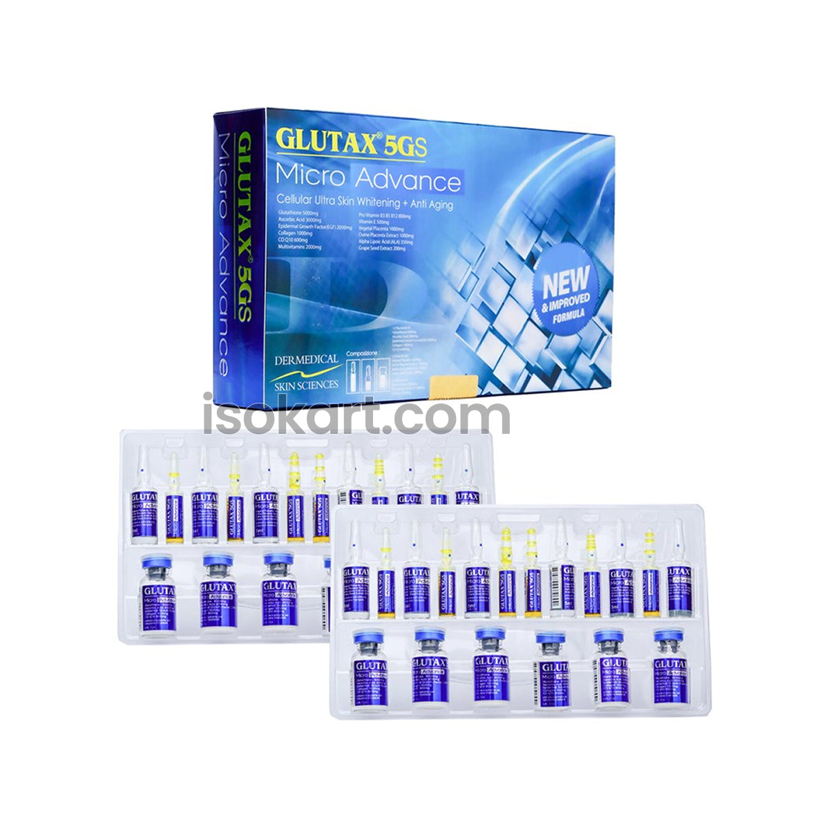 Glutax 5gs Micro Advance Glutathione Injection 12 session