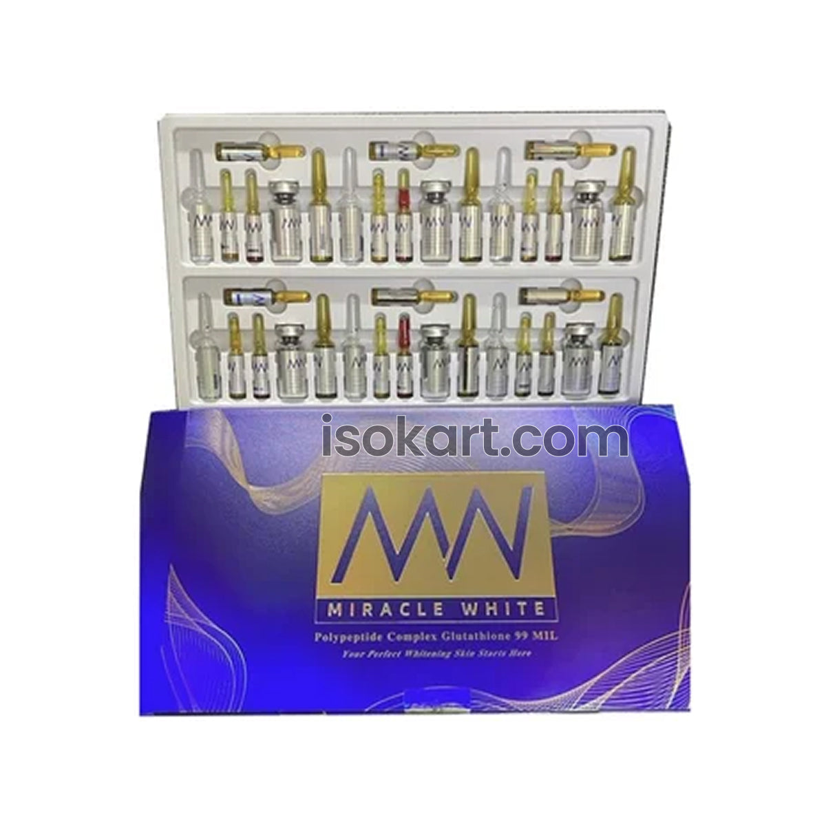 Miracle White 99000000mg Glutathione Injection