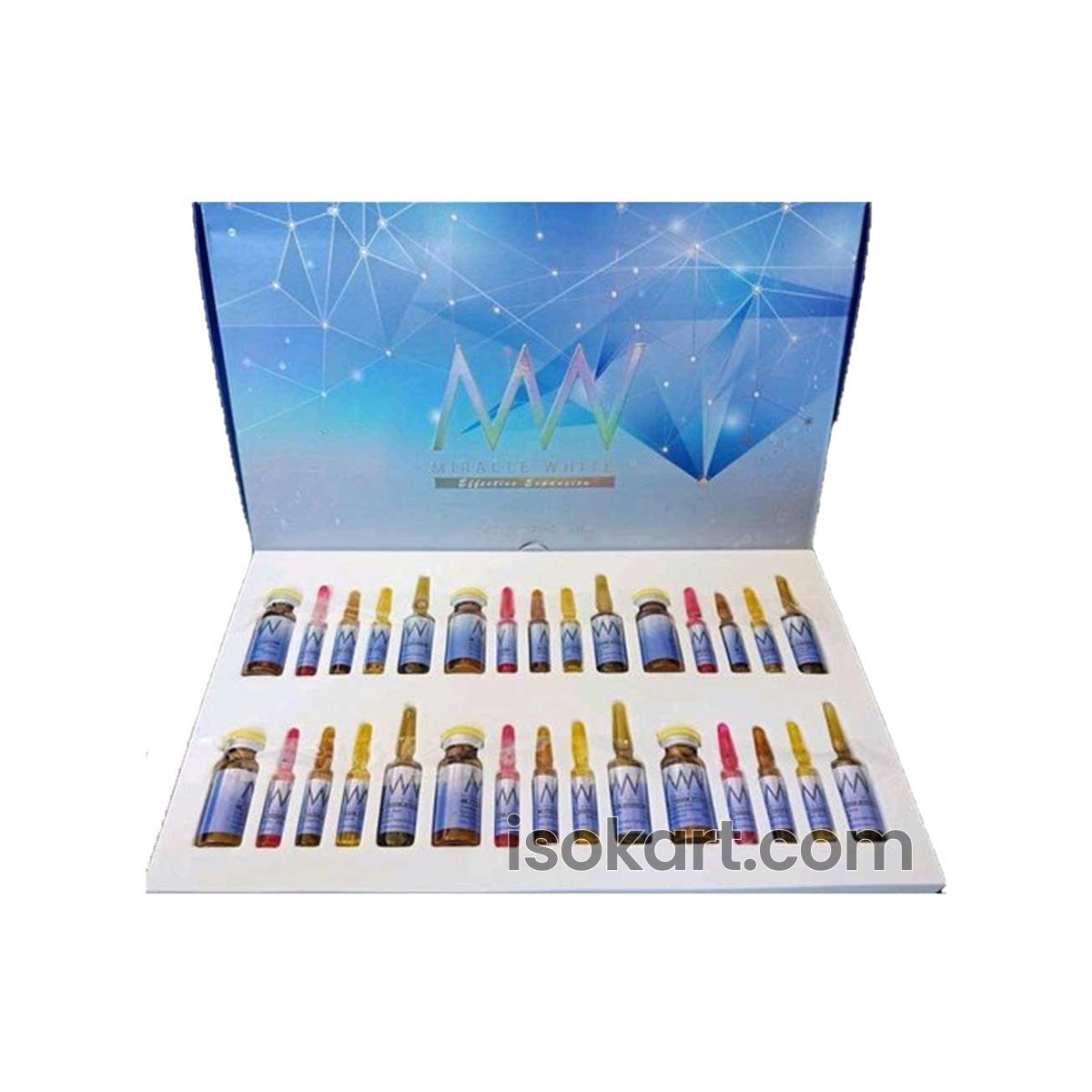 Miracle White Blue 18000mg Glutathione Injections