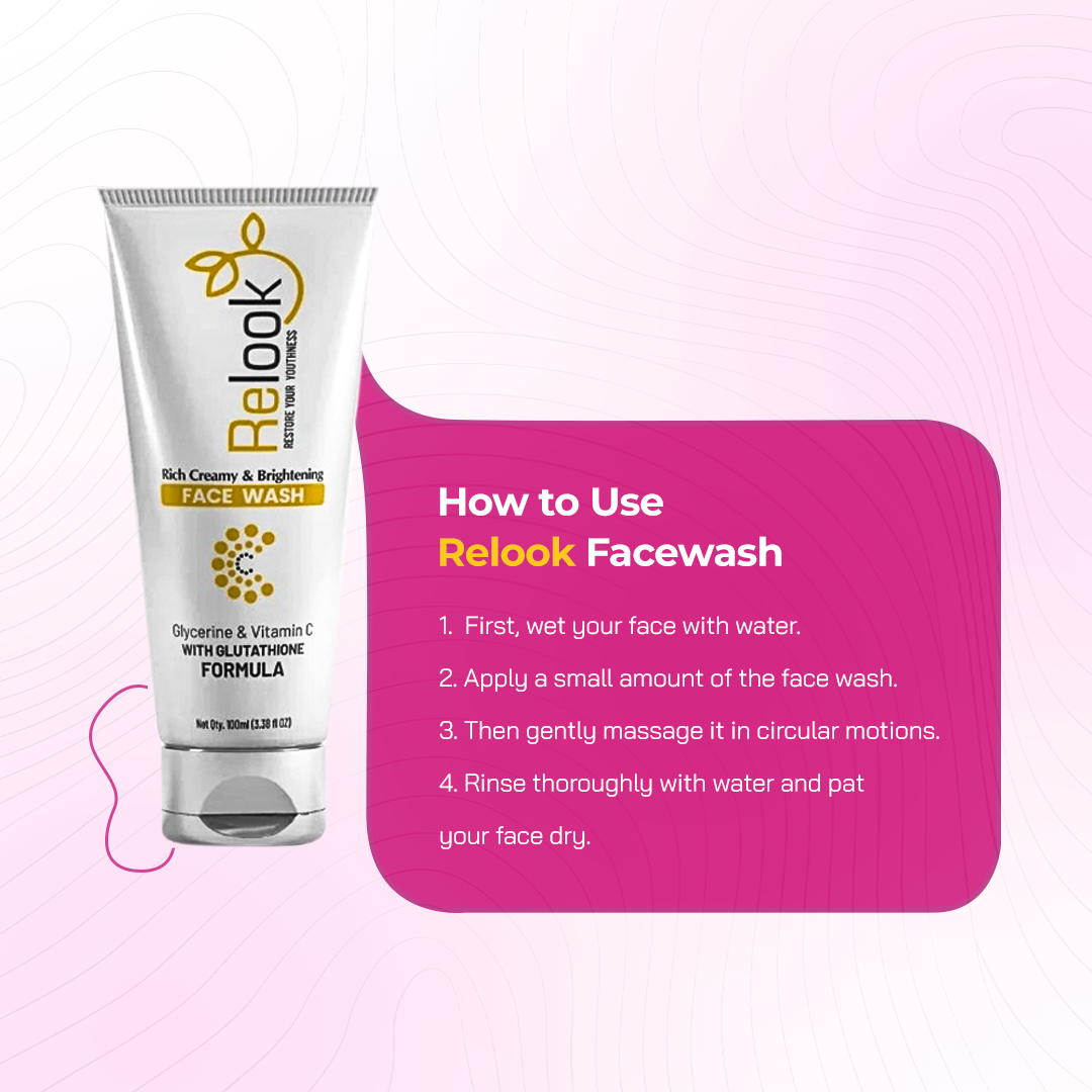 Relook Skin Whitening Facewash