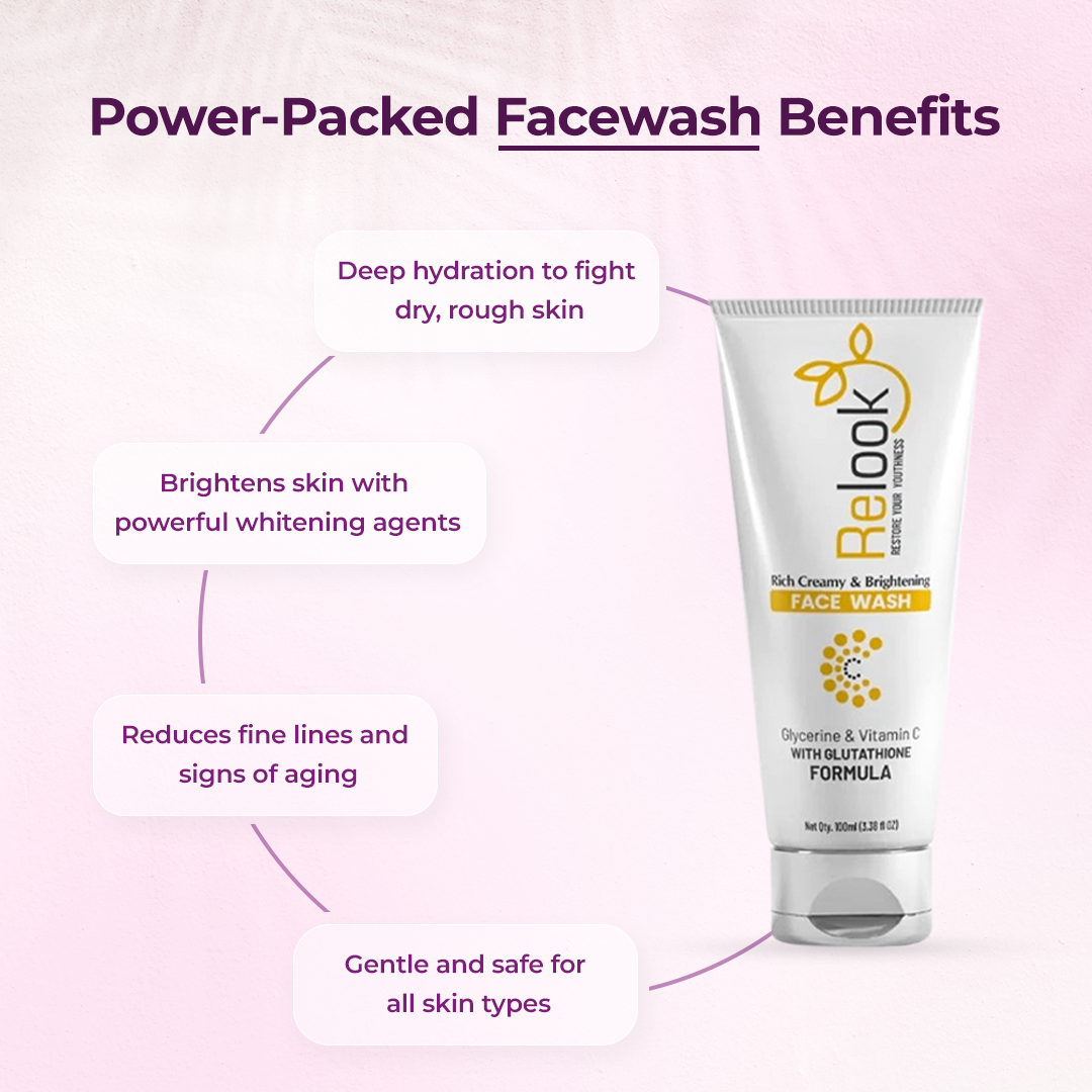 Relook Skin Whitening Facewash
