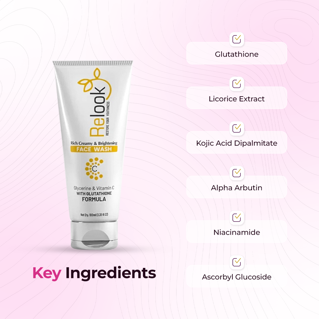 Relook Skin Whitening Facewash