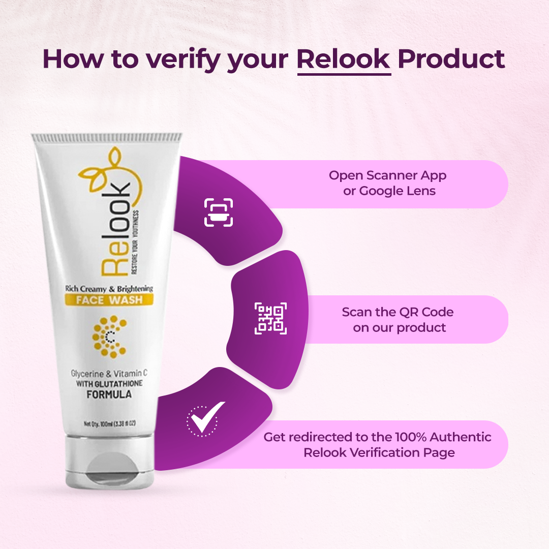 Relook Skin Whitening Facewash