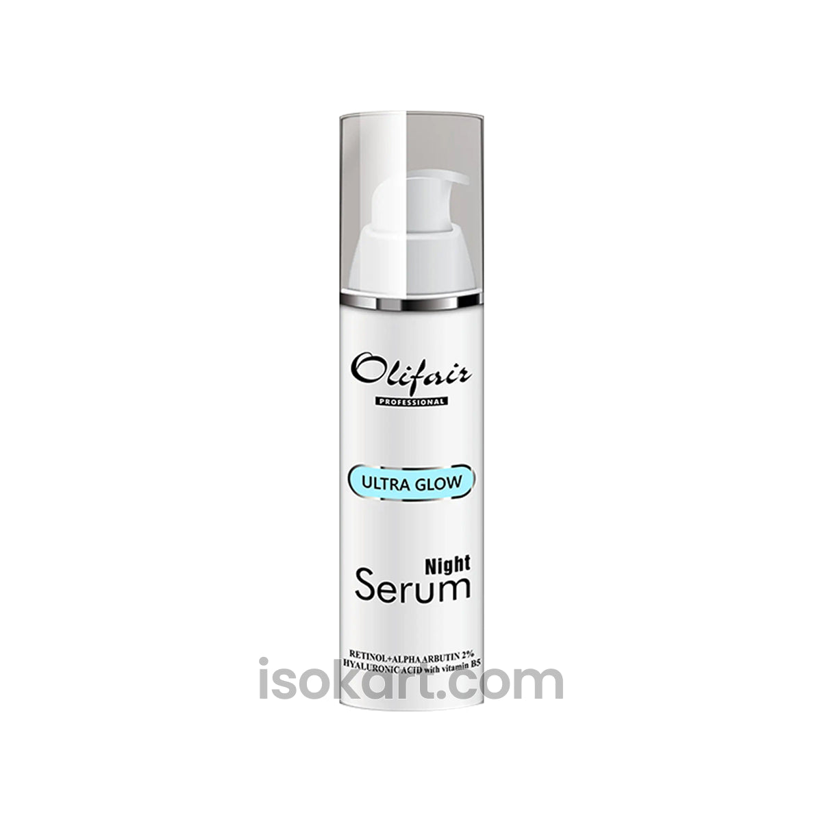 Olifair Ultra Glow Night Serum With Retinol, Alpha Arbutin And Hyaluronic Acid With Vitamin B5 (30 Ml