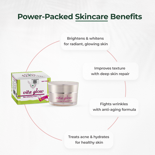 Vita Glow Skin Whitening Night Cream