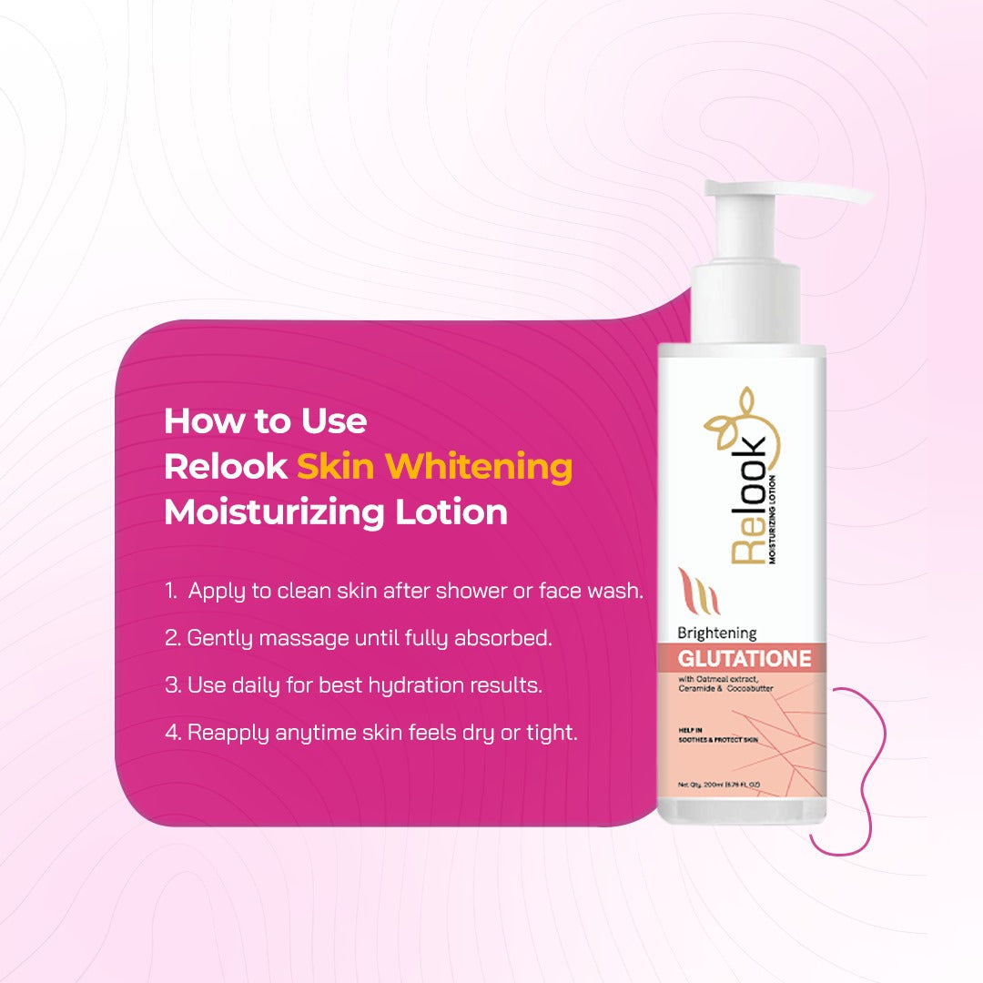Relook Skin Whitening Moisturizing Lotion 200ml