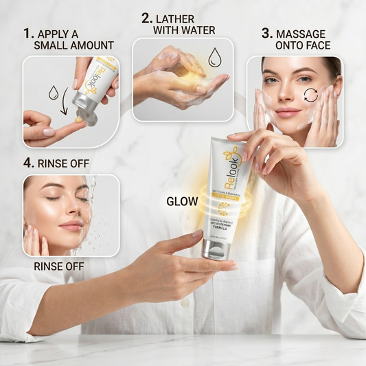 Relook Skin Whitening Facewash