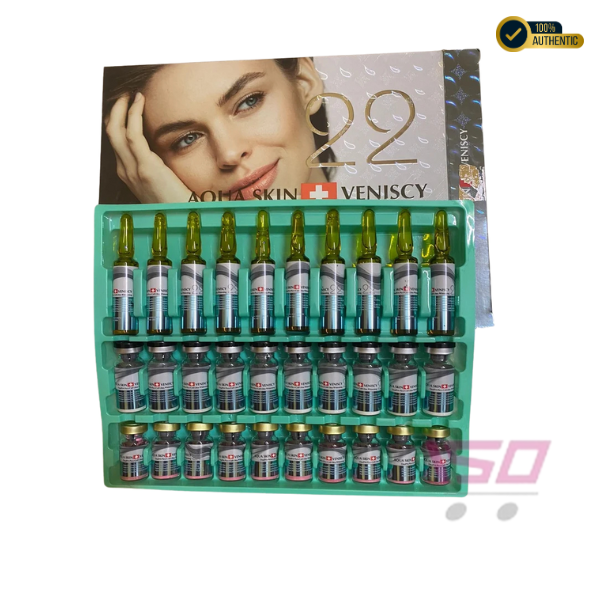 Aqua Skin Veniscy 22 Dualna Pico Cell Ultra Whitening Injections 10 Sessions