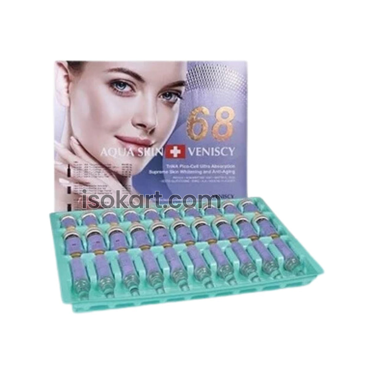 Aqua Skin Veniscy 68 Glutathione Skin Whitening Injection
