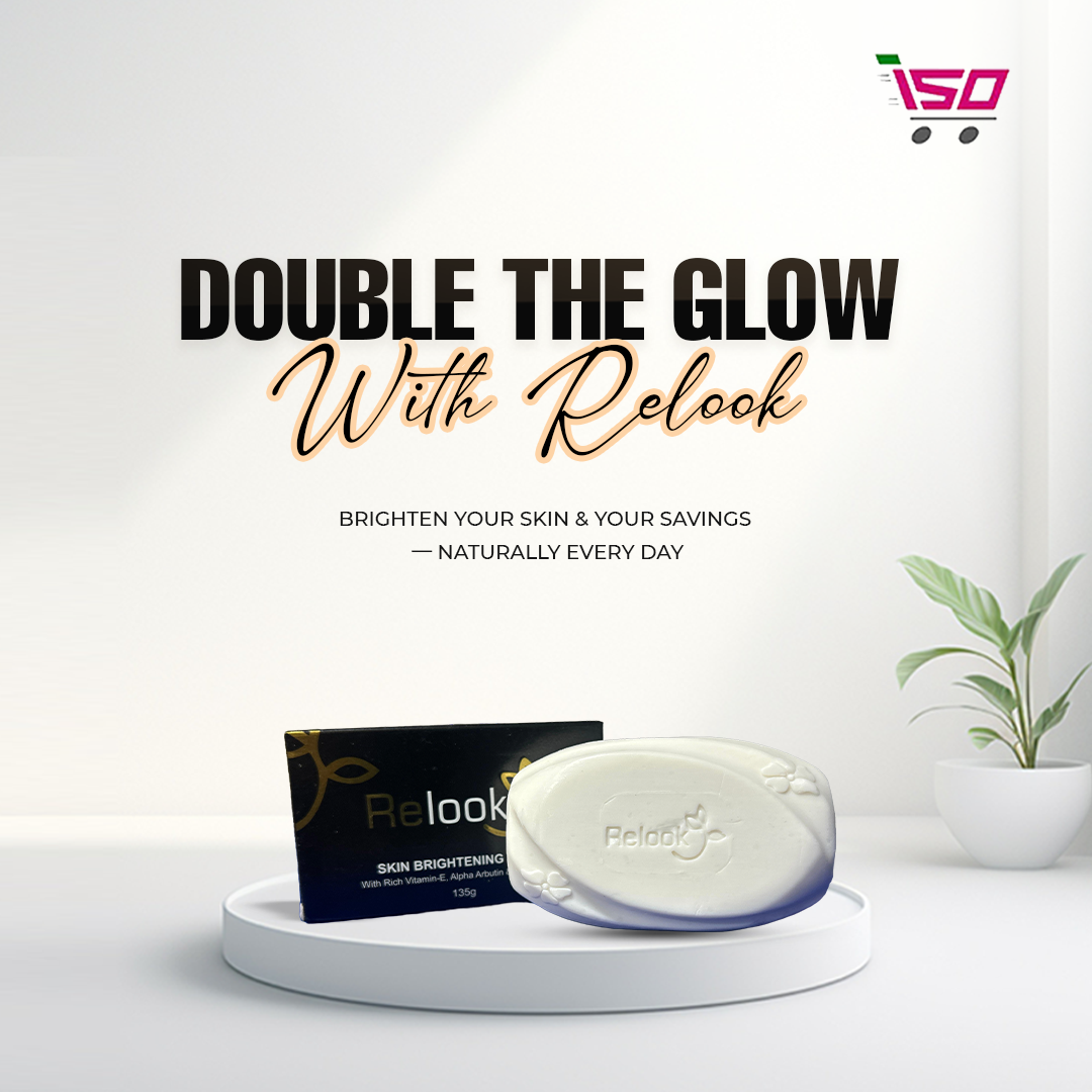 Relook Skin Whitening Soap 135gm Buy 1 & Get 1