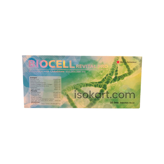 Biocell Revital Pro Renovation With Glutathione 150,000,000 mg Injection