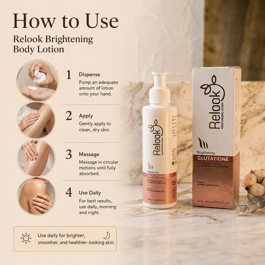 Relook Skin Whitening Moisturizing Lotion 200ml