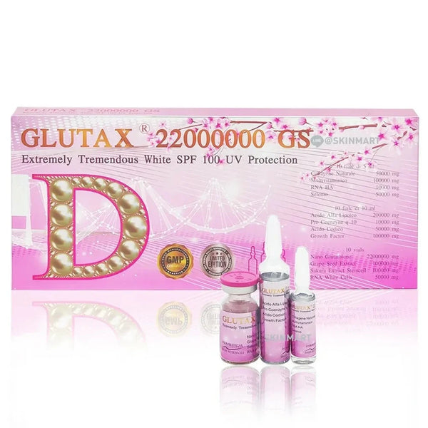 Glutax 22000000gs Extremely Tremendous White Glutathione Injection