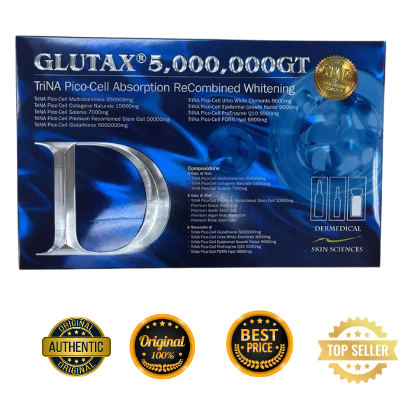 Glutax 5,000,000GT TriNA Pico Cell Glutathione Injection