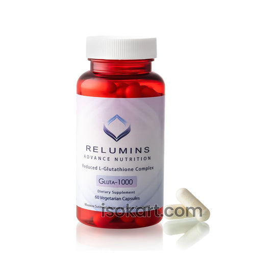 Relumins 1000mg Reduced Glutathione 60 Capsules
