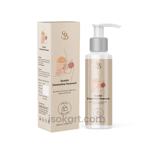 Surefair Dreamshine Facewash enriched with Vitamins & Glutathione 100g