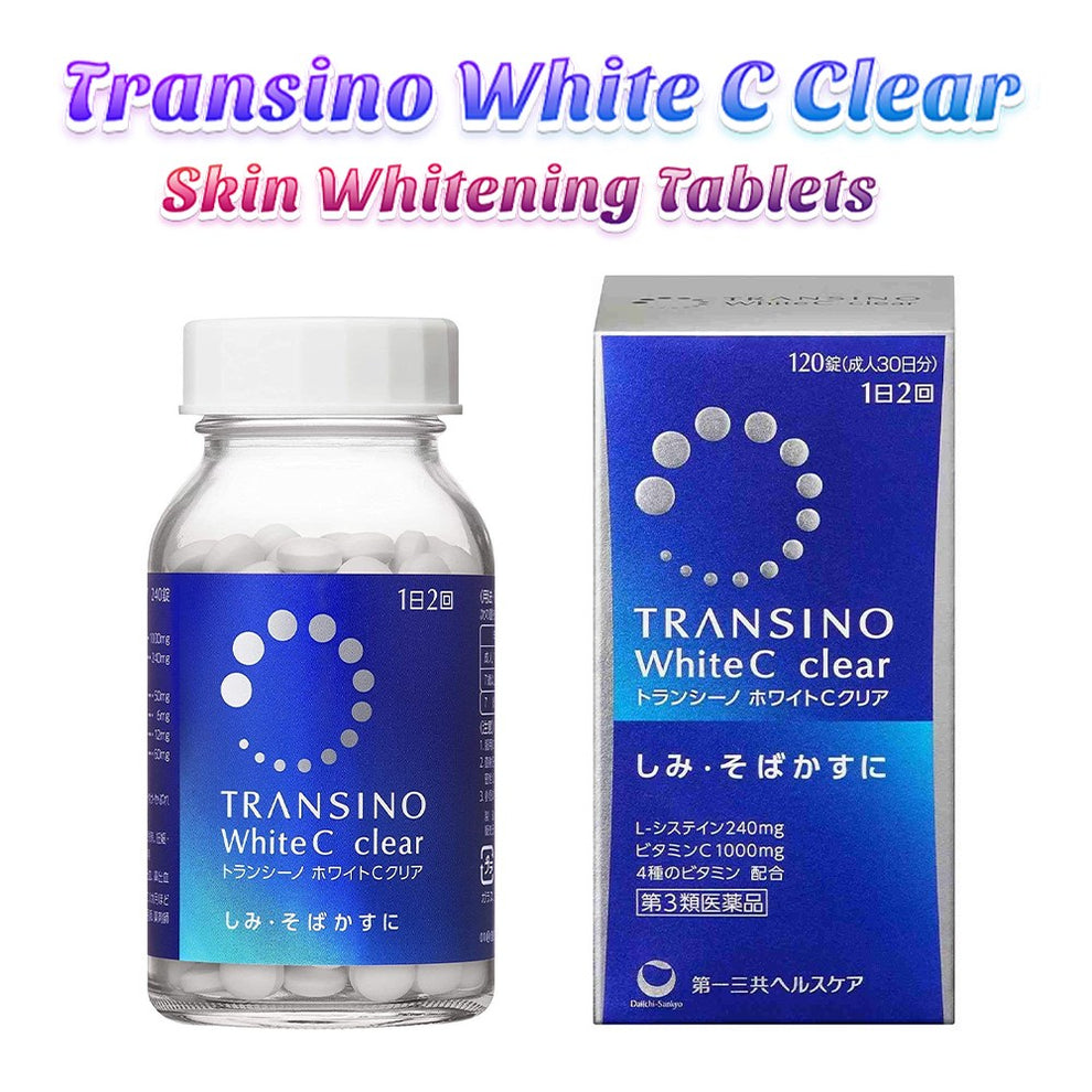 Transino White C Clear Skin Whitening Tablets – ISOKART