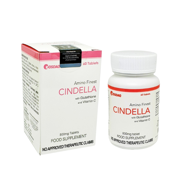 Cindella Glutathione 800mg skin whitening tablets