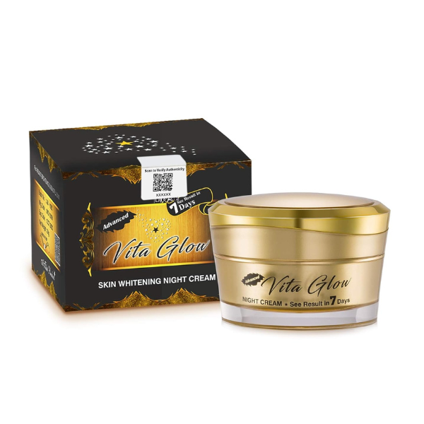 Vita Glow Advanced Night Cream For Skin Whitening with In 7 Days