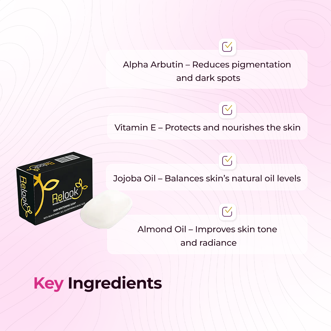 Relook Skin Whitening Soap 100gm
