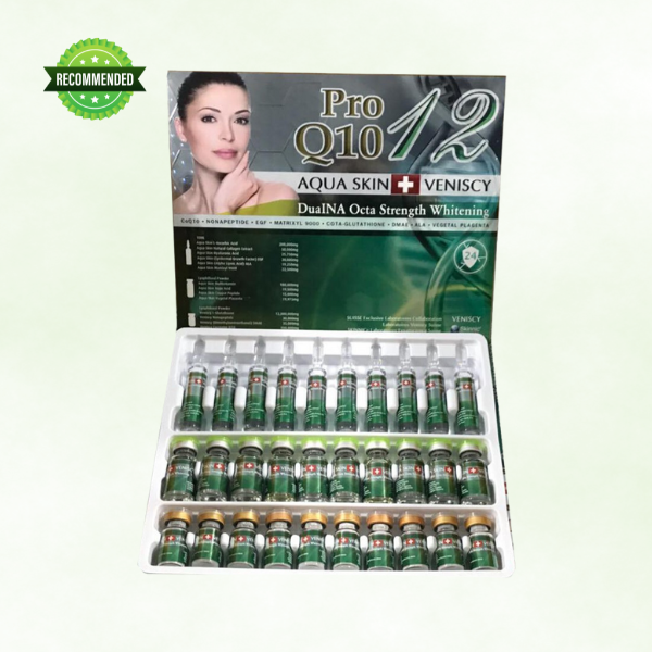 Aqua Skin Vensicy 12 - Pro Q10 Glutathione 12,000,000mg 10 Sessions