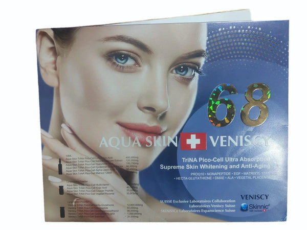 Aqua Skin Veniscy 68 - TriNA Procell Glutathione 12800000mg 10 Sessions