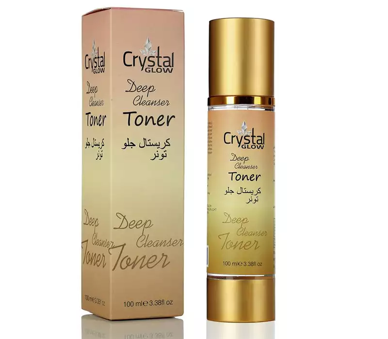 Crystal Glow Face Toner And Cleanser