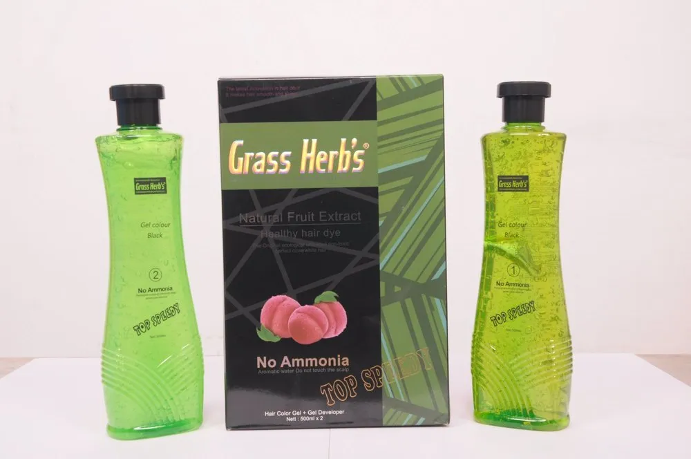 Buy Grass Herbs Natural Fruit Extract Healthy Hair Dye Hair Color (Black)  (1000.00ml) Online | Isokart